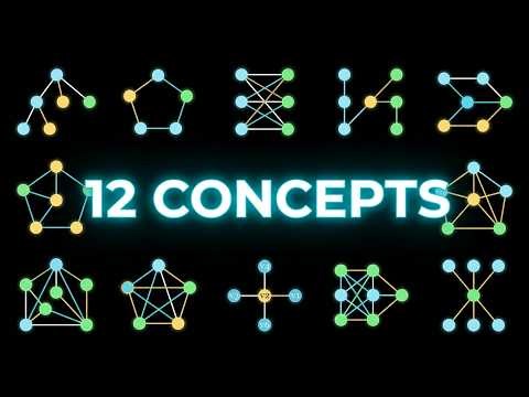 Graph Theory Visualization: 12 Core Concepts Fully Animated #graphtheory #algorithms #math