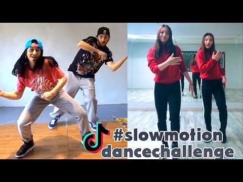 Slow Motion Dance Challenge Tik Tok Compilation #slowmotiondancechallenge