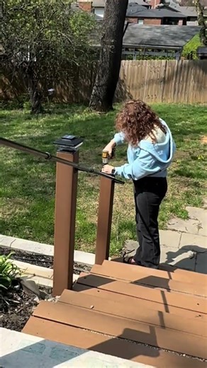 These fence post toppers were not only insanely easy to install, but so beautiful and really