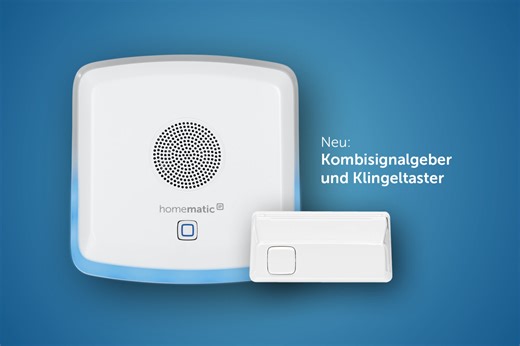 Homematic IP: Kombisignalgeber und Klingeltaster starten in den Markt