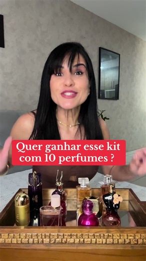 Nas compras acima de R$350,00 você já concorre a esse kit com 10 perfumes ✅ Já fale com uma de nossas vendedoras no link que tem em nossa Bio ✅ Enviamos para todo Brasil ✅