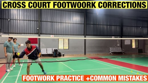 Cross court footwork fixes every badminton player should know