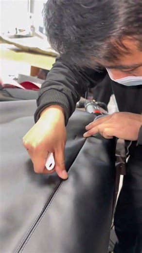 Porsche dashboard wrapping process