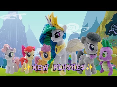 *NEW* My Little Pony Plushies - Princess Celestia, Cutie Mark Crusaders, Spike and Octavia