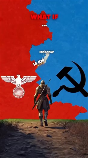be on Instagram: "⏳ The Tipping Point of History: 14 Kilometers ❄️ History is often written in the smallest of margins. In the winter of 1941, German forces reached the outskirts of Moscow, standing just 14 km away from the heart of the Soviet Union. 🇷🇺⚔️🇩🇪 What if those last few kilometers had been crossed? Would the fall of the Soviet rail hub have ended the resistance? 🚂🚫 Would the war have dragged on for decades in the Ural Mountains? 🏔️ Would we be looking at a completely different w