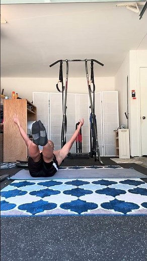 Advance exercise hollow body & arch hold "log roll" #fitover40 #hollowbody #core #back #training