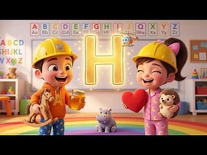 The Letter H Phonics Song! 🏠 HUH HUH HUH Sound | Learn Letter H for Kids | ABC Phonics | KPLFun4Kids