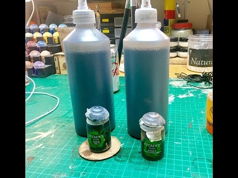 How To Make Nuln Oil And Agrax Earthshade Black wash