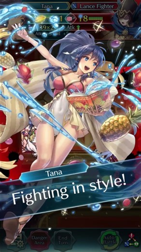 Summer Tana Critical Quotes - Fire Emblem Heroes #Shorts #Nintendo #FireEmblem