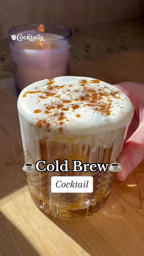 Calling all coffee lovers!🗣️💞 This Cold Brew Cocktail is the drink for YOU!🤩 Rich coffee meets boozy brew!☕🍸 Tag someone who needs to try this!✨ #coldbrew #coffee #cocktail #boozy #tipsy #drink #idea #yummy #delicious #tasty #recipe #sip #coldfoam #caramel #fyp Cocktail: 1 & 1/2 oz. vodka 1/2 oz. simple syrup 1/2 oz. coffee liqueur Cold Foam 1/3 cup cold heavy whipping cream 1 tbs. granulated sugar 1/2 tsp. vanilla extract combine with hand mixer until slightly thick and fluffy- then chill i