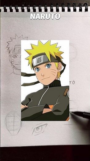 how to draw Naruto 🔥✨ #animedrawing #naruto #anime #stepbystepdrawing #howtodraw