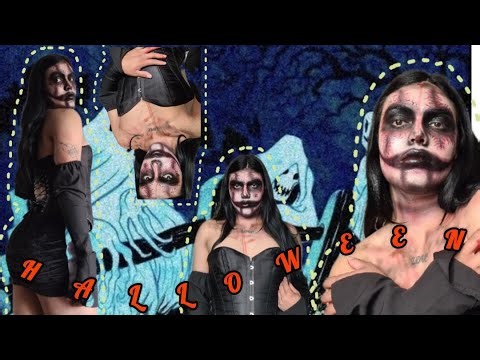 HE VUELTO Y TE ENSEÑO A HACER UN MAQUILLAJE DE HALLOWEEN 🎃🎃
