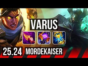 VARUS vs MORDEKAISER (TOP) | KR Diamond | 25.24
