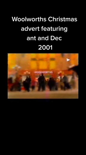 Woolworths Christmas advert from 2001 featuring ant and Dec #woolworths #woolies #christmas #classictvadverts #antanddec