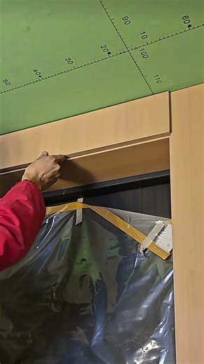 Carpenter Installing a Door Frame#usashorts #woodworking #construction