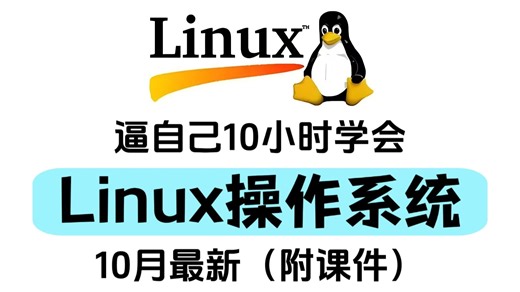 【20252最新】10小时学会Linux操作系统！零基础学习Linux必备课程，转行Linux运维必备，Linux零基础入门到精通课程！