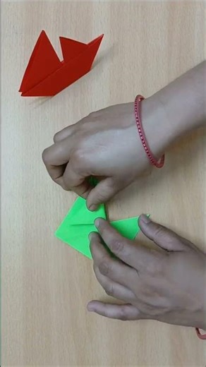 Easy Origami Sailboat / Paper Sailboat #shorts #ytshorts #youtubeshorts #diy #papercrafts #origami