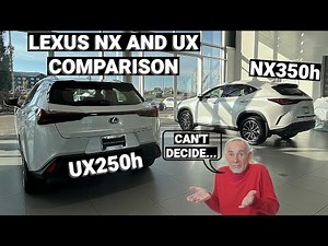 2024-2026 LEXUS NX350H AND UX300H COMPARISON IN HYBRID SUVS, 4K VIDEO
