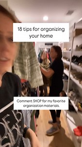 A tips & tricks for organizing your home 🏡 Here are a few organization ideas that might help you get better systems in place. When you declutter and organize, you’ll have less stress and anxiety. ❤️ 1. declutter first 2. clear the space 3. group like items together 4. give everything a home 5. use bins to contain 6. add labels 7. have a drop zone 8. get rid of what you don’t use 9. start in one place 10. allow plenty of time 11. take inventory 12. look for wasted space 13. divide the space 14. 