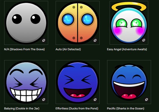 Geometry Dash Lite Difficulty Faces Guide - All Types of Faces | BlueStacks