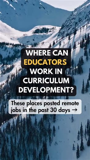 Lily Jones on Instagram: "These are just from the last month alone! 🙌 So many education companies and organizations need educators for curriculum development roles, and these roles are: • Fully remote • Project-based, part-time, or full-time • Found in edtech, publishing, and education nonprofits, and more If you’re interested in learning how to get started as a curriculum developer… 🌟 Comment YES for our free masterclass! Our agency specializes in training teachers and former teachers for Pre