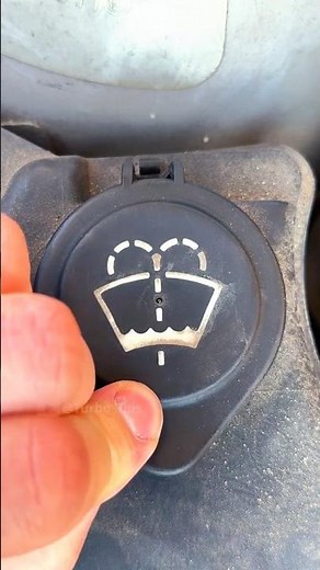 How to drain windshield washer fluid before winter with a tiny pump so it will not freeze