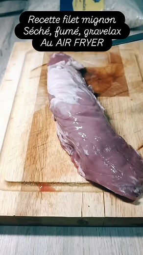 Recette du filet mignon séché, fumé, gravlax, au AIR FRYER. #recette #vaucluse #video #food #gastronomie #gastronomie #salondeprovence #instagram #air | chefpierre
