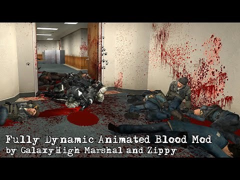 Fully Dynamic Animated Blood Mod (GMOD)