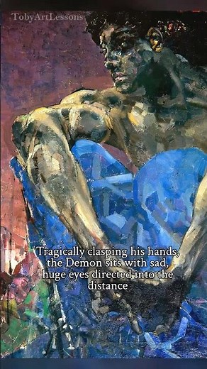 The Demon Born From a Poem #art #painting