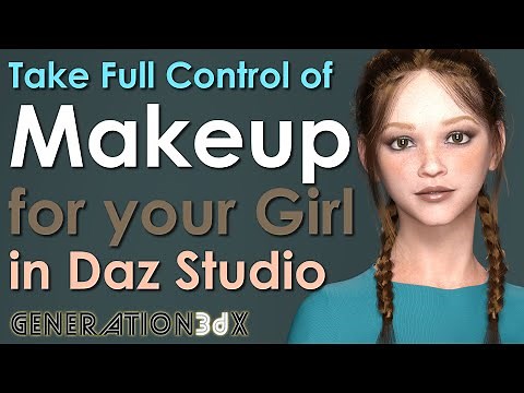 Unleash Your Character’s Beauty with Custom Makeup in Daz Studio