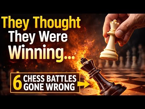 6 Chess GamesThat Ended in Total Shock | Traps & Brutal Checkmates| 6 Chess Battle #chessbattledaily