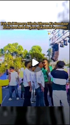ElvishVerse1🥷 | Elvis touched the feet of Kataria's parents . . #elvishyadav #elvisharmy #instagram #facebook #lovekataria #lovekeshkataria #sanamakbul... | Instagram