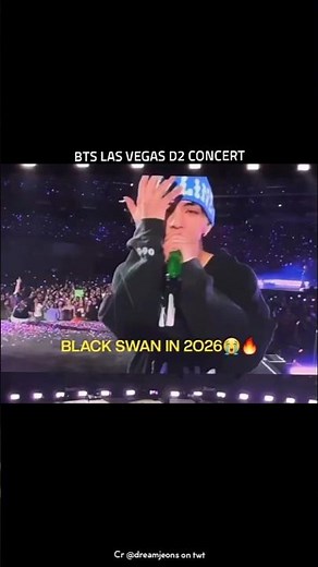 BLACK SWAN IN 2026 | BTS LAS VEGAS D2 CONCERT