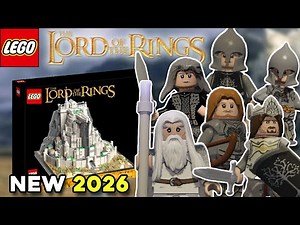 New Info! LEGO Lord of the Rings 2026 Minas Tirith 18+ Set Leak (Price, Release, Microscale Build)