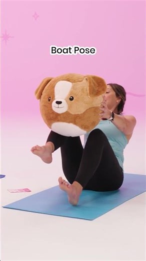 Strength-building yoga poses for kids! 🐶
