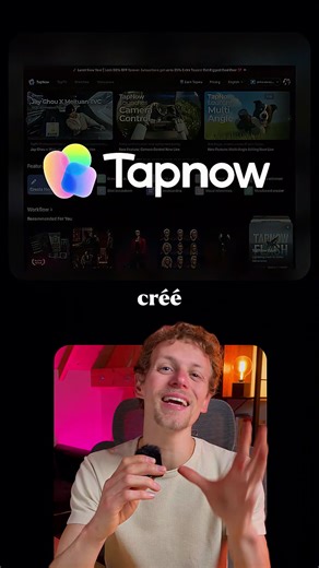 Hollywood tremble… et ce n’est que le début 🎬 Créer un film digne du cinéma n’est plus réservé aux studios. Avec Cinema Lab par TapNow, tu analyses un film, génères ton storyboard, contrôles tes angles… et tu réalises pour de vrai. On passe clairement d’un simple “prompt” ➡️ à un vrai workflow de réalisateur. Et le plus fou ? Tu peux publier ton process sur TapTV ou t’inspirer des workflows de la communauté pour aller encore plus vite. Tu veux tester par toi-même ? 👉 Commente CINELAB et je t’e