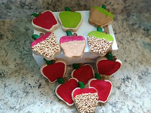 Fake Frosted Caramel Apple Sugar Cookies (6-12) - Perfect Fall Decorations, Fake Cookies, Home Staging, Movie Props, Fake Food Props - Etsy