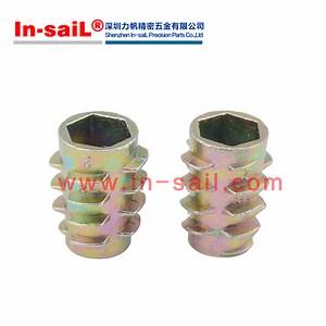 [Hot Item] Threaded Insert for Soft Wood - Flush - 8-32 X 10mm