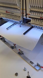 2.1K views · 26 reactions | We are testing the Gator Clamp on the HappyJapan Multihead Embroidery Machine! It will soon be available to anyone with an HCR3-series multi-head embroidery machie! Stay tuned! | Texmac Happy Embroidery Machines | Facebook