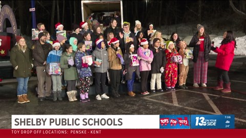 Shelby Public Schools, Charles Hackley bringing festive spirit with impressive toy donations