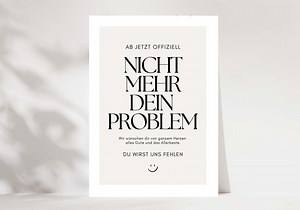 Lustige Abschiedskarte für Kollegen, Abschiedsgeschenk Kollegen, Jobwechsel Geschenk, Ruhestand Karte, Karte Rente nach Wunsch inkl. Kuvert - Etsy.de
