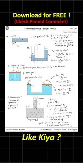 BEST SHORT NOTES JEE Main Advanced Physics Original Handbook #jee #jeemains #notes #pdf