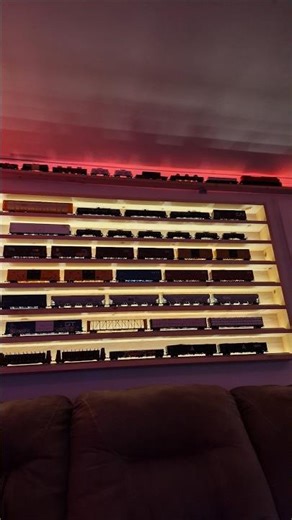 Custom HO Scale Train Shelf