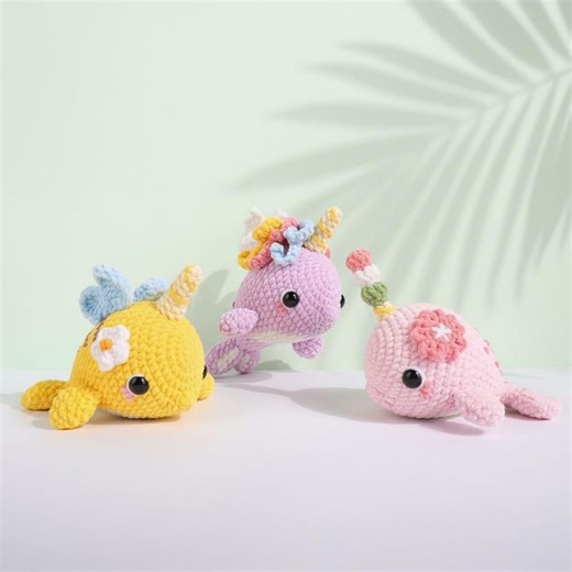 Dolphin Amigurumi Crochet Pattern Bundle PDF - Whimsical Dolphin Stuffed Animal Plushie - Etsy