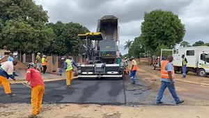 Giyani Section A 9km stretch streets rehabilitation project well in progress. Kule hi le ndzhaku. Issued by GGM Communications unit | Greater Giyani Municipality