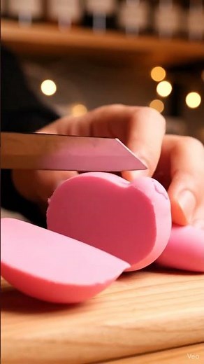 Cutting a teddy bear #satisfying