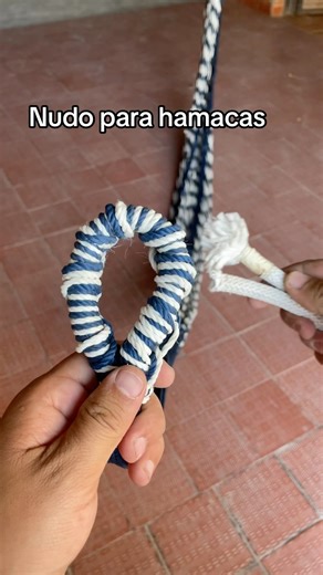 99K views · 9.5K reactions | Nudo para tus hamacas #tutorial #knots #diy | Diego Olvera | Facebook