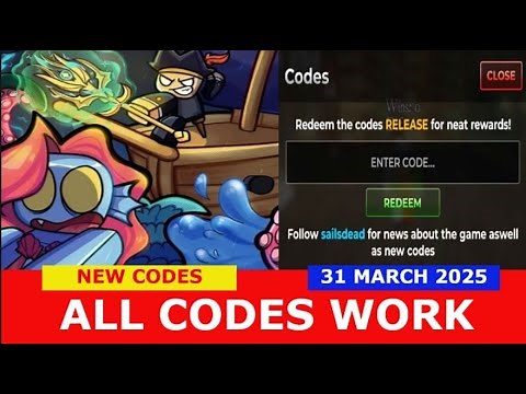 *NEW CODES* [FISHING UPDATE] Dead Sails ROBLOX | ALL CODES | MARCH 31, 2025