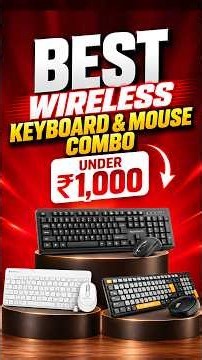 Best Wireless Keyboard & Mouse Under 1000 - Top 3 Budget Bluetooth Keyboard and Mouse Combo in 2026