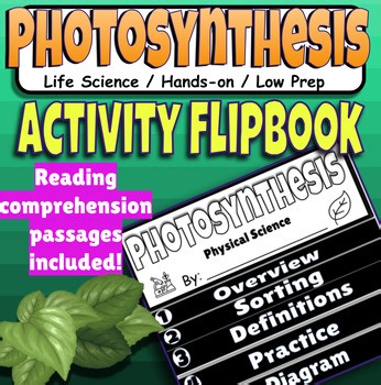 Photosynthesis Flipbook | Life Science Activity | Hands-On NGSS Aligned Lesson
